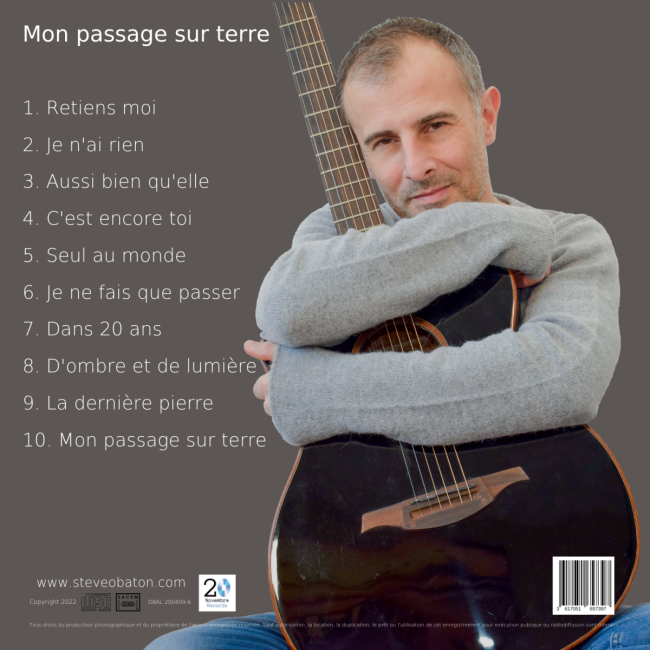 Stève OBATON - Mon passage sur terre
